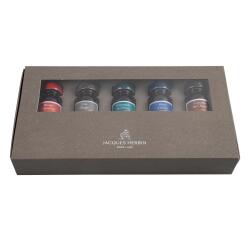 COFFRET 5 FLACONS 10ML ENCRES 1670 A PAILLETTES DOREES - Assortiment
