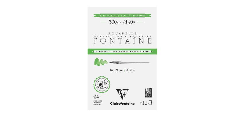 Fontaine Extra White Glued Pad 300g, 15 Sheets 10x15