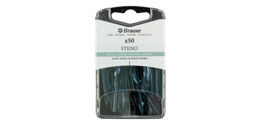 Boîte 50 plumes Sténo