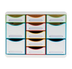 Store Box Multi Black Office White/Harl. - White/harlequin
