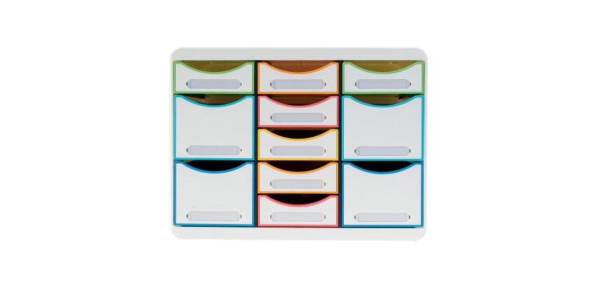 Store Box Multi Black Office White/Harl. - White/harlequin