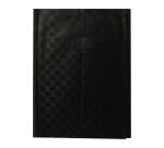 Protège-cahiers grain madras avec rabats marque-pages PVC 22/100ème 24x32 cm