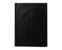 Protège-cahiers grain madras avec rabats marque-pages PVC 22/100ème 24x32 cm
