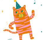 Geschenkpapier 'Good vibes' groot formaat
