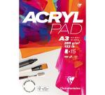 Acrylpad bloc collé 15F A3 285g
