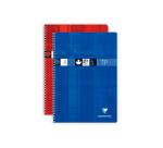 Cahier Travaux Pratiques reliure intégrale A4 80 pages grands carreaux 90 g + uni 125 g - Assortis