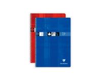 Cahier Travaux Pratiques reliure intégrale A4 80 pages grands carreaux 90 g + uni 125 g - Assortis