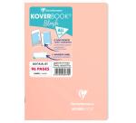 Koverbook Blush Polypro Stapled Notebooks 110x170, Lined - Coral / Ice Blue