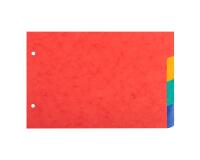 Separadores Exacompta para fichas Exacompta cartulina Bristol cartulina 225g Forever 4 posiciones - A5
