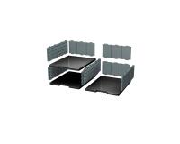 Module de classement Modulodoc set élément de base jumbo Ecoblack - Gris foncé