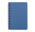 Cahier reliure intégrale Age Bag 9x14 100 pages 5x5 - Bleu