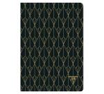 Neo Deco carnet piqûre textile A5 96 pages ligné motifs assortis papier ivoire 90g - Assortis