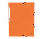 Chemise à élastique 3 rabats carte lustrée 355gm2 - A4 - Couleurs assorties