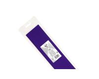 PAPIER CRÉPON, Sachet de 1 feuille pliée 75% au format 2,50x0,50m - Violet