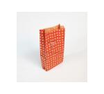 Sach.x50 poch. Kraft, MF pois fond rouge - Rouge