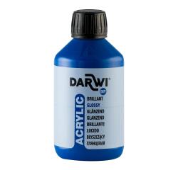 Darwi Flacon de 250 ml de Peinture Acrylique Universelle Brillante - Bleu outremer