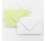 Enveloppe Pollen Clairefontaine 120 g/m² sans fenêtre avec patte autocollante couleur - Paquet de 20