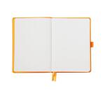 Rhodiarama Goalbook rembordé rigide A5 240 pages dot papier blanc 90g - Orange