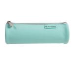 Trousse ronde PU Aquarel - 22,5x7,5cm - Couleurs assorties