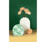 Braunes Pappmaché, kleine Vase Arche waterproof 16x5x16 cm - Kraft