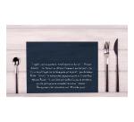 Tray of 400 recycled embossed paper placemats 80g/m2, Slate - Size 30x40cm - Slate