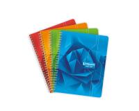 Cahier reliure intégrale 7000 17x22 cm 100 pages petits carreaux 70 g - Assortis