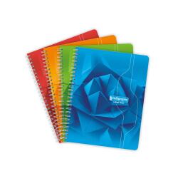 Cahier reliure intégrale 7000 17x22 cm 100 pages petits carreaux 70 g - Assortis