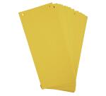 Paquet 100 fiches intercalaires horizontales unies perforées Forever - 105x240mm