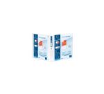 Classeur PP personnalisable Kreacover - 4 anneaux en D 30mm - A4 maxi - Blanc