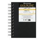 Goldline Skizzenbuch mit Spiralbindung, fester Einband, A6 Hochformat, 40 Blatt 140g - Elfenbein