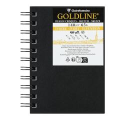 Goldline carnet spiralé 40F A6 140g portrait - Ivoire