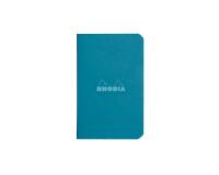 Cahier piqué Rhodia Couleurs Paon 7,5x12 cm - Paon