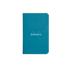 Cahier piqué Rhodia Couleurs Paon 7,5x12 cm - Paon