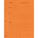Paquet de 25 dossiers de plaidoirie Pour/Contre carte lustrée 25x32cm - Orange