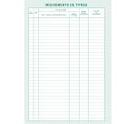 Registre des mouvements de titre, liste des actionnaires, 58 feuillets - Noir