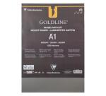 Clairefontaine Goldline Metallic Mount Board - A1 - 5 Sheets - 1.25mm - Silver