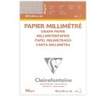 Vélin Millimétré bloc collé 50F A3 90g