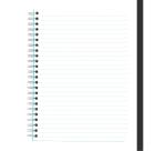Carnet reliure intégrale Couleurs Azur 14,8 x 21 cm - Azur