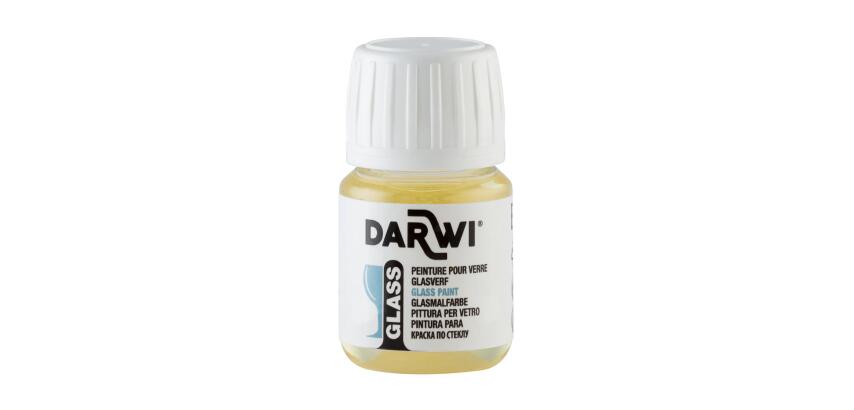 DARWI 30 ml fles medium voor glasverf - Transparant
