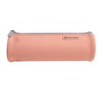 Pencil case round PU 4col ass Aquarel - Assorted colours