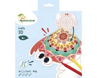 Graffy Pop Mandala 3D, Animaux marins - Bleu