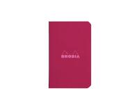 Cahier piqué Rhodia Couleurs Prune 7,5x12 cm - Prune