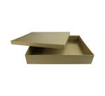 Braunes Pappmaché, Schachtel A4 21x29,7x5,5 cm - Kraft
