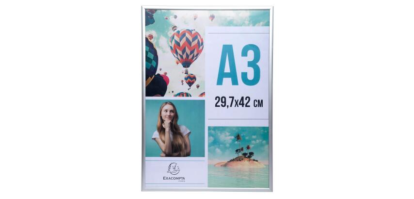 Exacompta Photo Frame A3 - Silver
