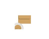 Paquet de 5 enveloppes Grain de Pollen 90x140mm 120g/m²