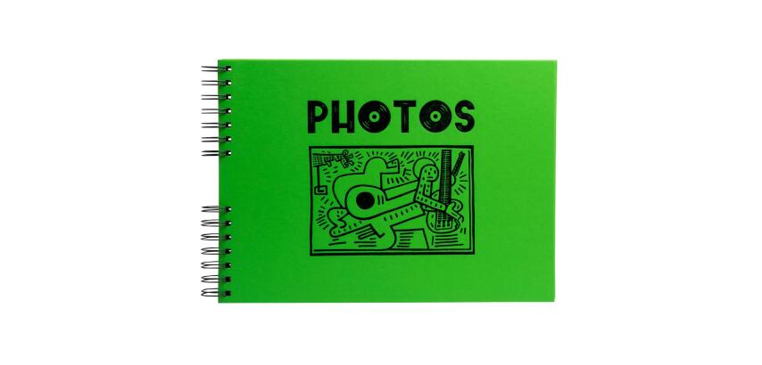 Album à spirales 50 pages noires Musicart