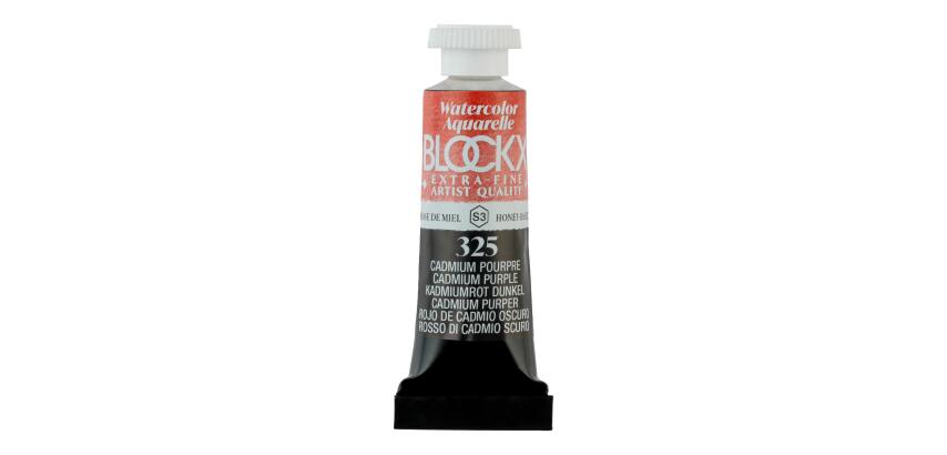 Aquarellfarbe, Dunkles Kadmiumrot - Tube 5ml - Cadmium Pourpre