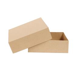 Boîte carrée 16x16x5cm - Kraft