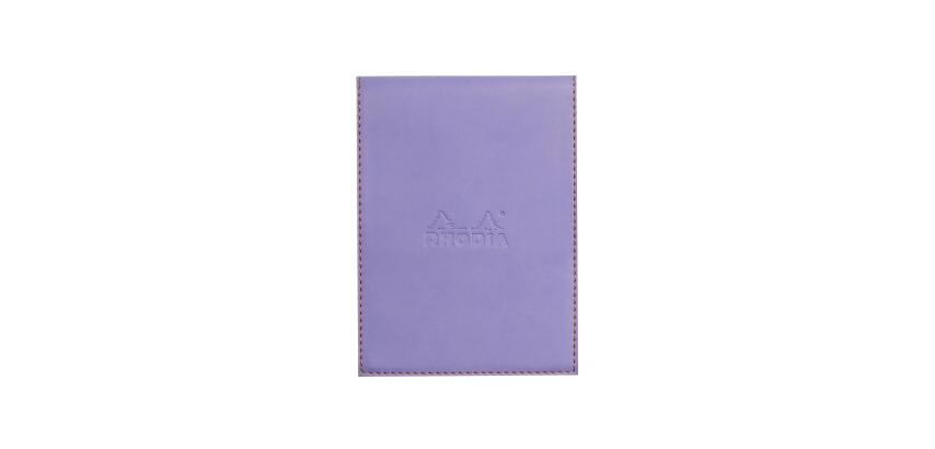 Rhodiarama porte-bloc avec porte-crayon + bloc N°12 ligné - Iris