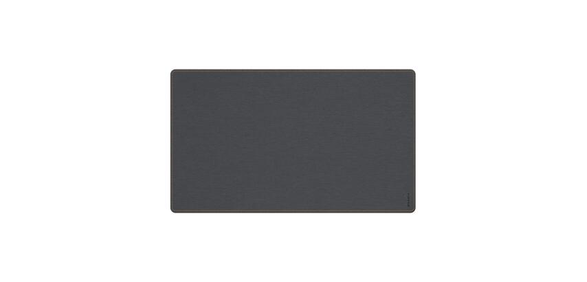 Rhodiarama sous-main souple S (60x35 cm) simili cuir italien - étui kraft - Titane